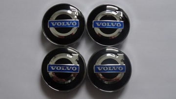 4x колпачки крышки эмблемы на диски volvo 60 мм, фото