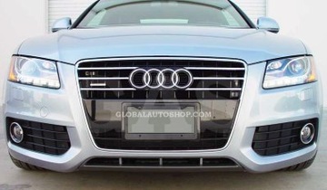 Audi a5 - накладки хром на решетку радиатора бампер, фото