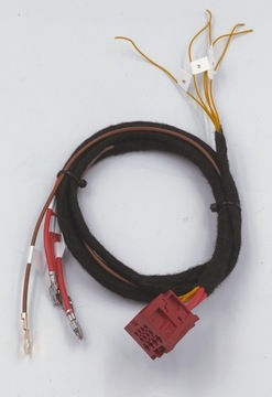 Проводка фаркопа электропитание до vw touran 1t, фото