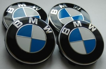 Колпачки bmw 4 шт. 68mm эмблемы значки к дискам, фото