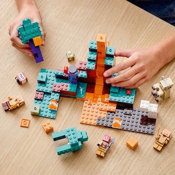 Lego Minecraft Кирпичи Повреждённый Лес Minecraft