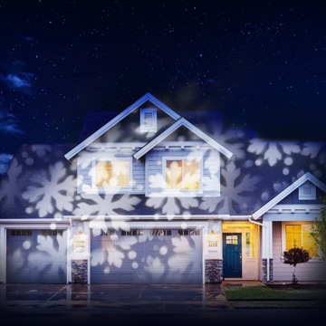 Светодиодный проектор ЭКО-3010 снежинки