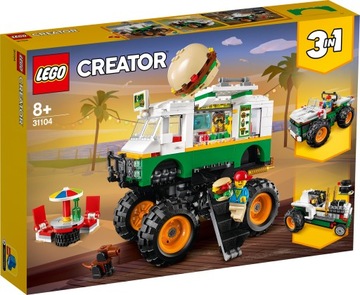 LEGO Creator 3 w 1 31104 Monster truck z burgerami