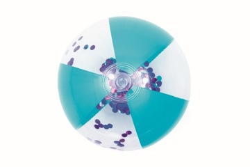 Большой НАДУВНОЙ ПЛЯЖНЫЙ МЯЧ с блестками 41см Bestway