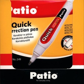 Korektor w długopisie Patio 40746