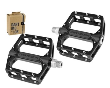Велосипедные педали на платформе DARTMOOR Stream Pro, матовые черные