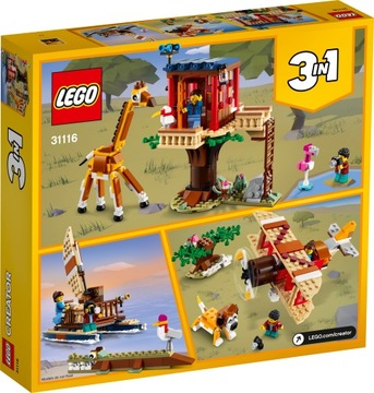 LEGO CREATOR 31116 ДОМ НА ДЕРЕВЕ САФАРИ 3 В 1