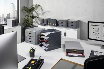 Прочный органайзер для документов Varicolor, 3 ящика x 2 шт.