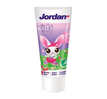 JORDAN PASTA DO ZĘBÓW DLA DZIECI KIDS 0-5 LAT TRUSKAWKOWA 50 ml