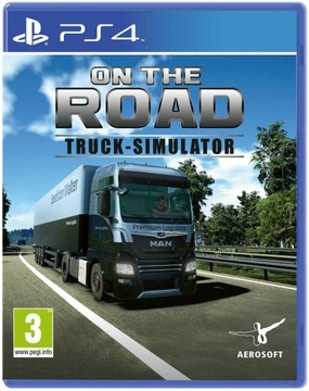 GRA ON THE ROAD TRUCK - SIMULATOR PS4 / SYMULATOR CIĘŻARÓWKI NOWA / PŁYTA