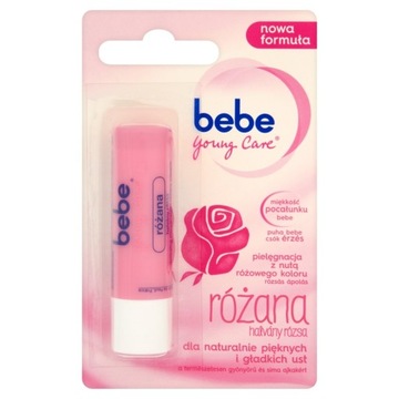 BEBE YOUNG CARE 4.9G RÓŻANA POMADKA