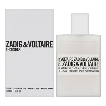 Zadig & Voltaire This is Her! Damska Woda Perfumowana 50ml
