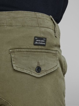 OUTLET Spodnie męskie JackJones PAUL FLAKE khaki r27/32