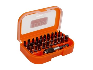 Набор бит 31 шт. Pozidriv, TORX, шестигранник, держатель BAHCO 1/4 дюйма