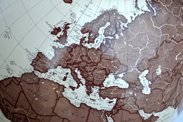 Akcesoria Do NAUKI Dla Ucznia Pomoc DYDAKTYCZNA Globus antyczny Świecący