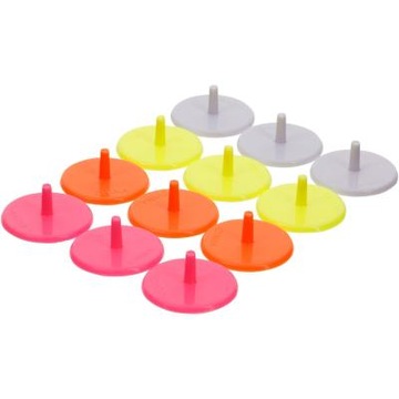 Маркеры для мячей для гольфа x12 пластиковые