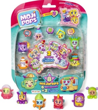 Figurki Magic Box 6 MojiPops + 2 Glitter seria 2 MB-09840