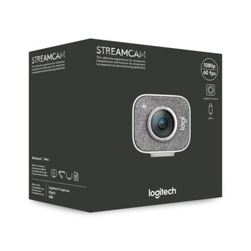 Kamera Internetowa Logitech StreamCam USB Biała 96 -Dla Biznesu i Edukacji