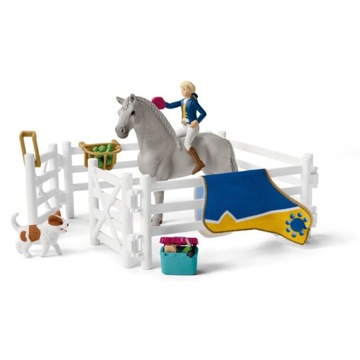 SCHLEICH 42466 КОНЮШНЯ ДЛЯ ВЫСТАВКИ БОЛЬШИХ ЛОШАДЕЙ