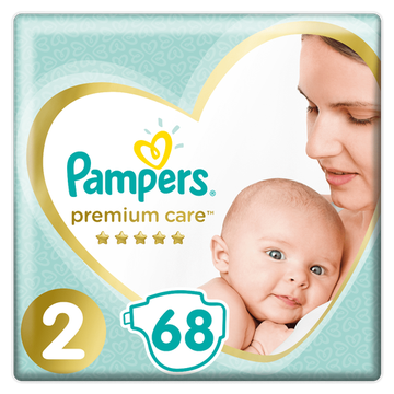 PAMPERS Premium Care 2 Mini 68 подгузников