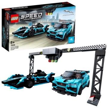 LEGO 76898 Автомобиль Formula Jaguar Racing GEN2 и магазин I-PACE