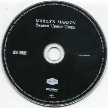 РОК-АЛЬБОМ МЭРИЛИНА МЭНСОНА HEAVEN UPSIDE DOWN, 10 ТРЕКОВ