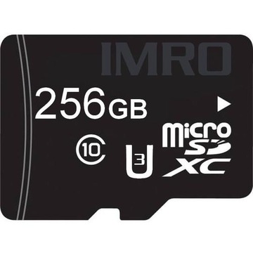 Карта памяти microSDXC емкостью 256 ГБ, адаптер Imro