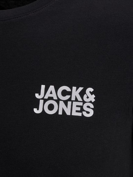 Jack&Jones T-Shirt Corp Logo 12151955 Czarny Slim Fit