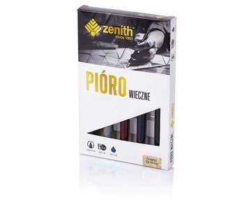Pióro wieczne Zenith Omega Chrome - box 5 sztuk, mix kolorów, 10550500
