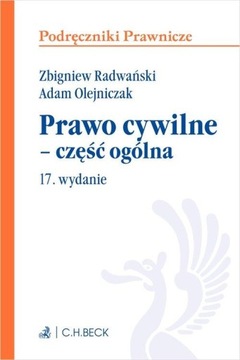 Prawo cywilne - część ogólna Radwański wyd.17