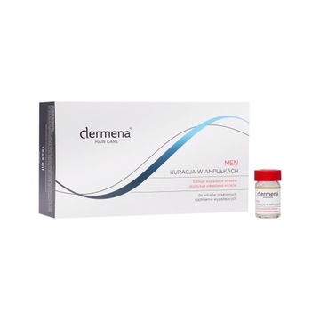 Dermena Men Kuracja w ampułkach 15 ampułek po 5 ml 30.09.2024r.