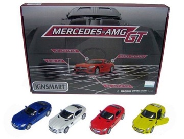 Auto Mercedes AMG GT metalowy z otwieranymi drzwiami