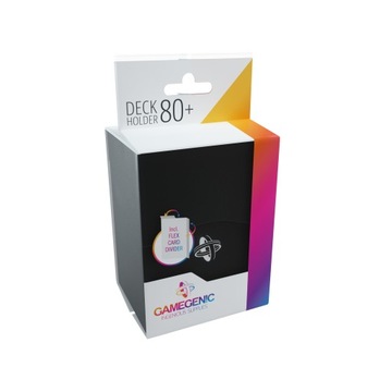 Pudełko na karty Gamegenic: Deck Holder 80+ czarne