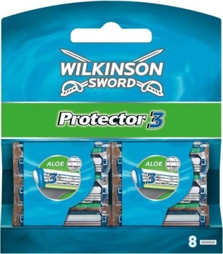 Wilkinson Protector 3 oryginalne wkłady 8 sztuk