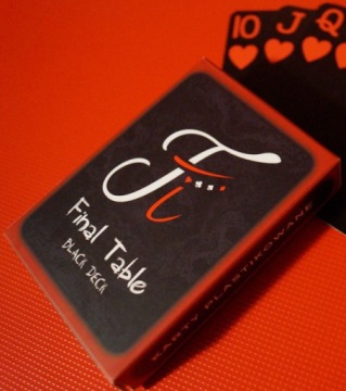 Карты финального стола — черная колода
