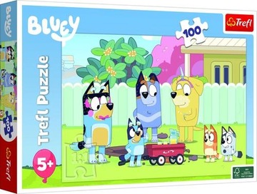 Puzzle TREFL 100 Wesoły Świat Bluey
