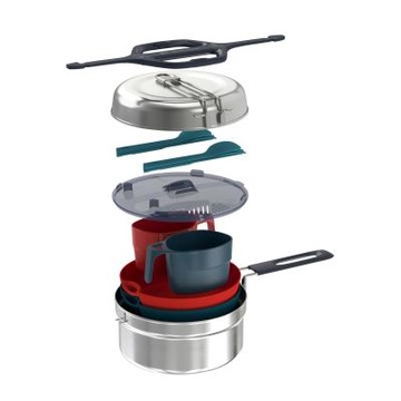 Столовая туристическая МХ500, антиадгезионная, 2-местная.