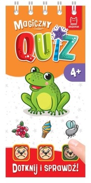 Magiczny quiz z żabką. Dotknij i sprawdź 4+