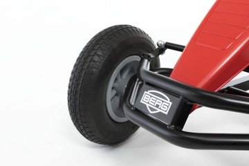 BERG Gokart na Pedały XL B.Super Red BFR Pompowane Koła od, do 100 kg