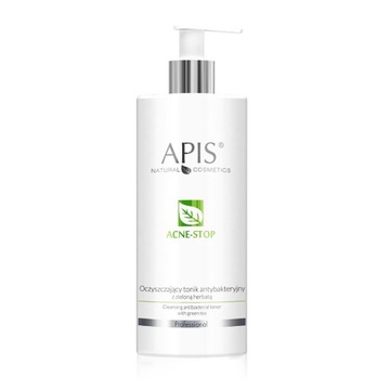 APIS Acne-stop Home terApis - Tonik antybakteryjny z zielona herbatą 300 ml