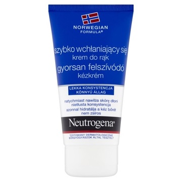 Быстро впитывающийся крем для рук Neutrogena быстро впитывается.