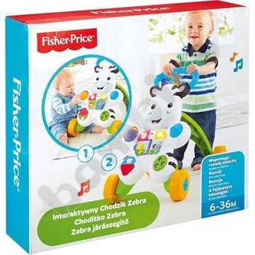 Игрушка-толкатель Fisher Price Zebra Walker DPL53