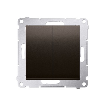 Wyłącznik podwójny Kontakt-simon DW5.01/46 brązowy