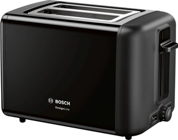 Toster Bosch TAT3P423 czarny 970 W 2 tosty