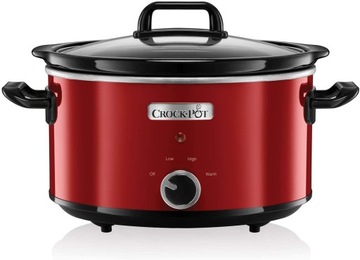 Wolnowar Crock-Pot SCV400RD-050 3,5l czerwony Slowcooker 210W