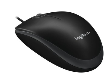 Mysz przewodowa Logitech B100 czarna USB 800 DPI