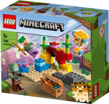 LEGO MINECRAFT КОРАЛЛОВЫЙ РИФ 92 шт. 7+ 21164