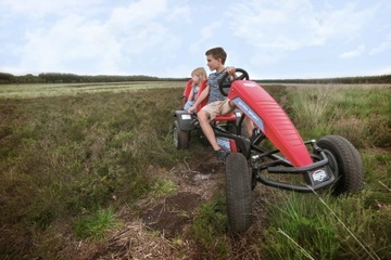 BERG Gokart na Pedały XL B.Super Red BFR Pompowane Koła od, do 100 kg