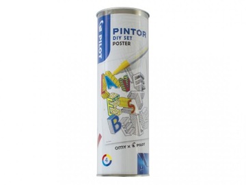 Маркеры с краской Pinot Pintor 4 PNS + плакат