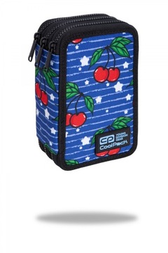 Тройной пенал Coolpack Jumper 3 с аксессуарами Вишня